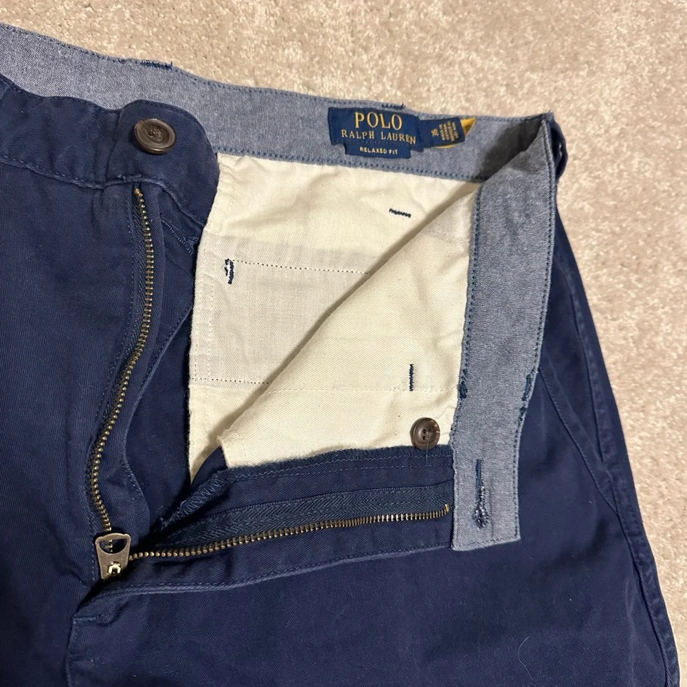 Like new Polo Ralph Lauren men’s blue shorts waist 36 relaxed fit